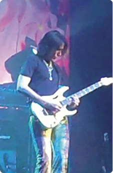 La noche que fui la guitarra de Steve Vai